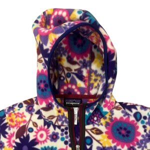 PATAGONIA Women's Floral Synchilla Hooded Zip Jacket